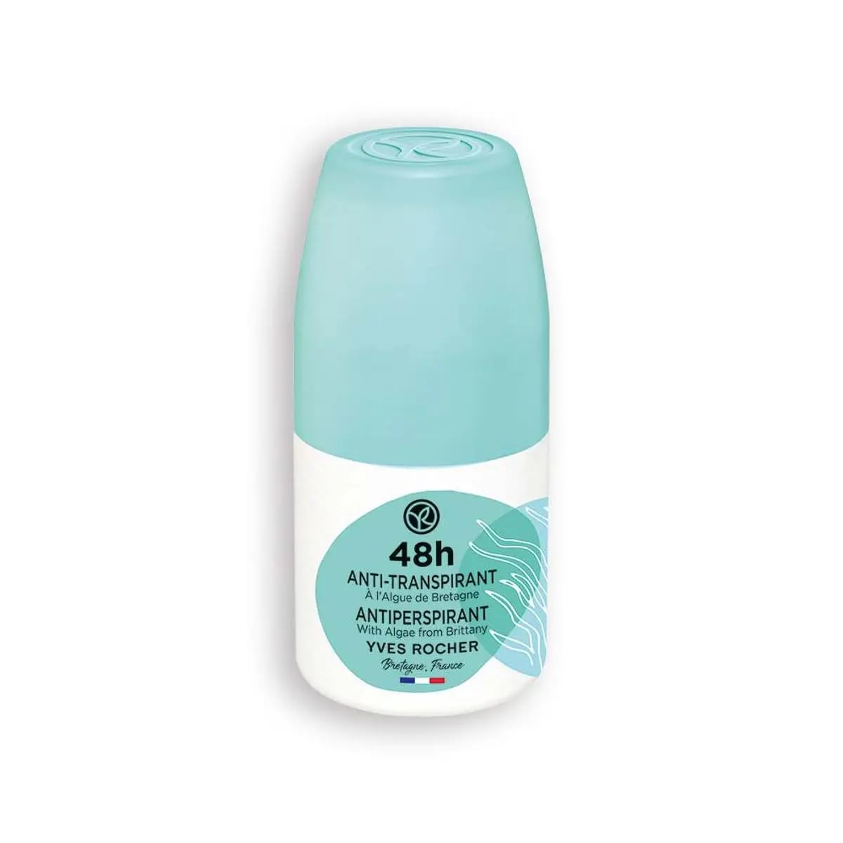 Yves Rocher 48H Antiperspirant – Long-Lasting Freshness, No White Marks, Gentle on Skin – 50ml / 1.7flOz