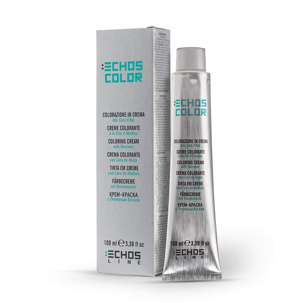 Echosline Echos Color Coloring Cream with Beeswax, 100 ml./3.3 fl.oz. (8.43 - Light Blonde Copper Golden)