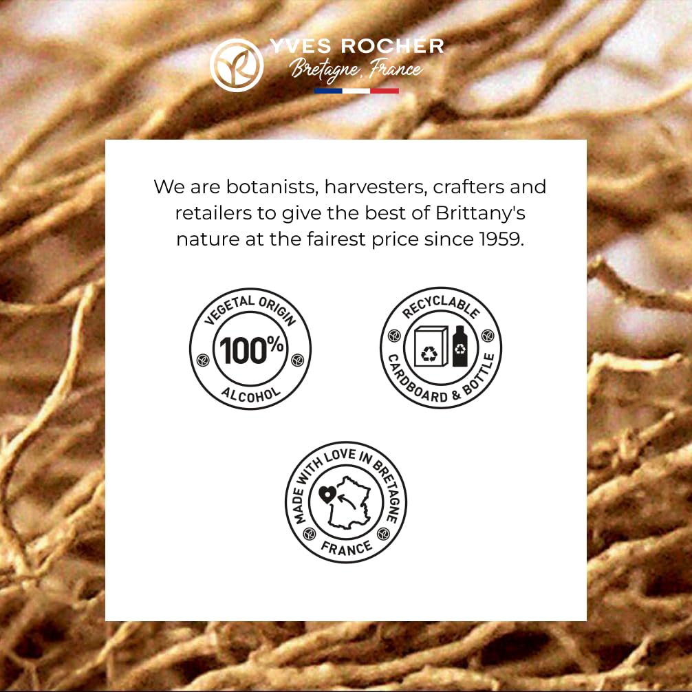 Yves Rocher Eau de Toilette for Men - Cuir Vetiver, 100 ml./3.3 fl.oz.