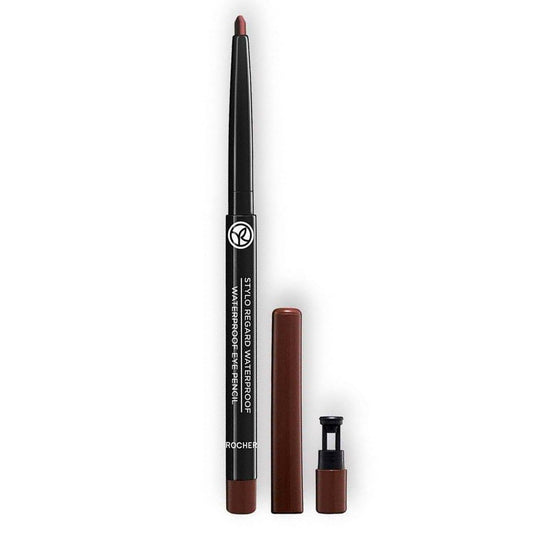 Yves Rocher Waterproof Eye Contour Pencil 03. BROWN - Long-Lasting, Smudge-Proof, Intense Color, Precise Application, Waterproof Formula, Eye Makeup, Lash Line Definition, Smoky Eye Look