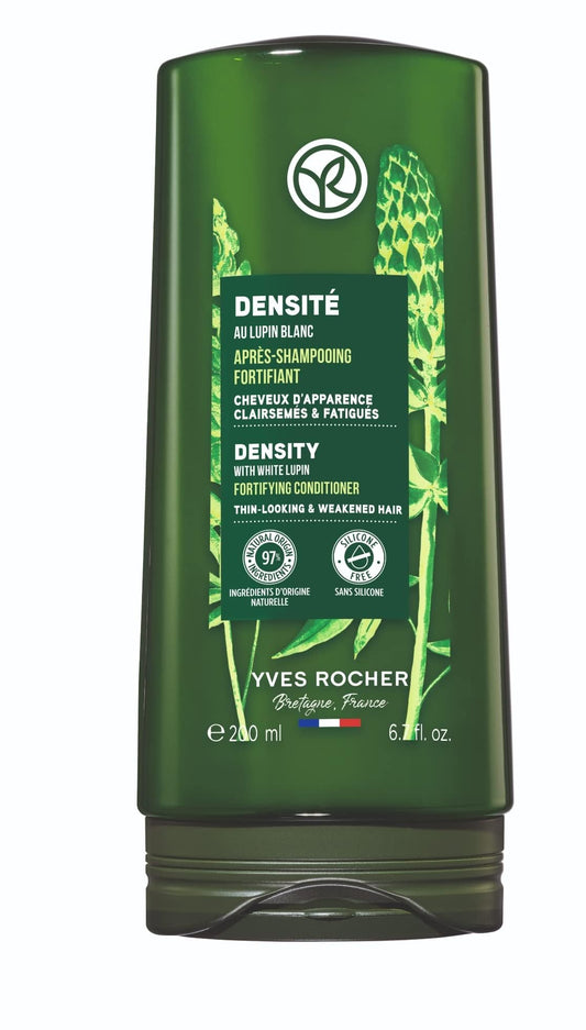 Yves Rocher Fortifying Conditioner – Density | Density Rescue to Detangle & Strengthen Hair | 10.1 fl oz