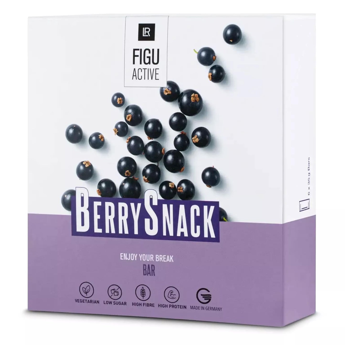 LR FiguActive Natural Low Fat Bar Black Currant and Chocolate Coating 6 х 35 g