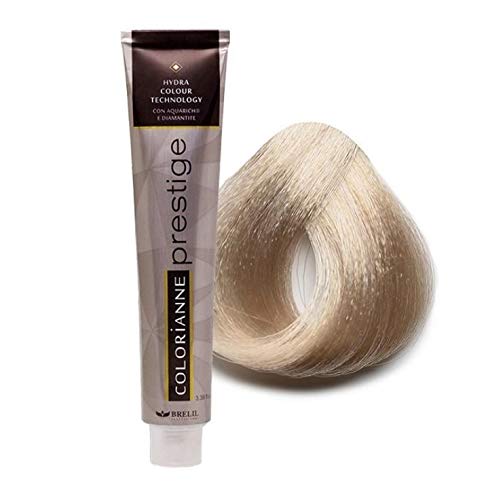 Brelil Colorianne Prestige Technologically Advanced Cream Dyeing Treatment Hydra Color Technology, Glacial Ultra-Light Blonde, 100 ml./3.38 fl.oz. (10/21)