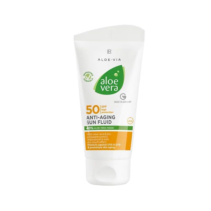 LR Health&Beauty Aloe Via Aloe Vera 50SPF Sun Hight Protection Anti Aging Sun Fluid Face Cream 50 ml./1.7 fl.oz.