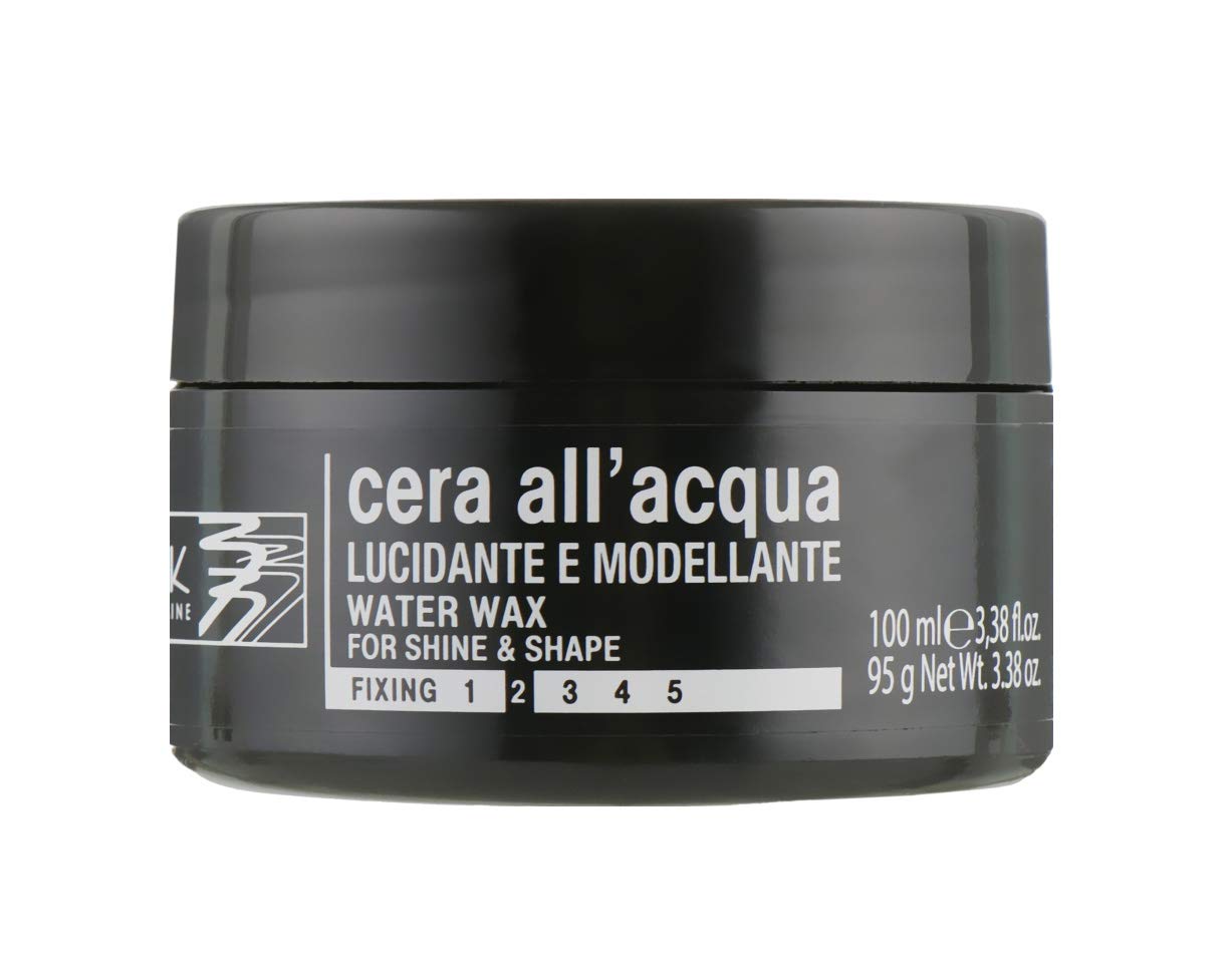 Black Professional Line Cera Per Capelli Water Wax for Shine and Shape, 100 ml./3.38 fl.oz.