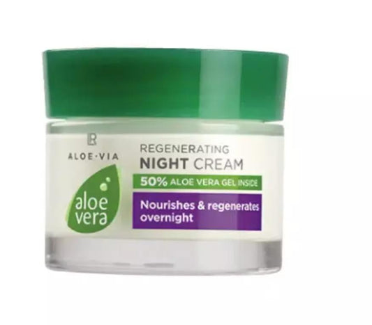 LR Health&Beauty Aloe-Via Aloe Vera Multi Active Night Face Cream Smoothing Skin 50 ml./1.7 fl.oz.