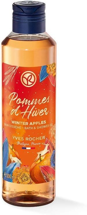Yves Rocher Winter Apples Body Gel 200 ml./6.7 fl.oz. Limited Edition