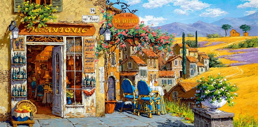 Castorland Puzzle 4000 Pieces, Colors of Tuscany - С-400171