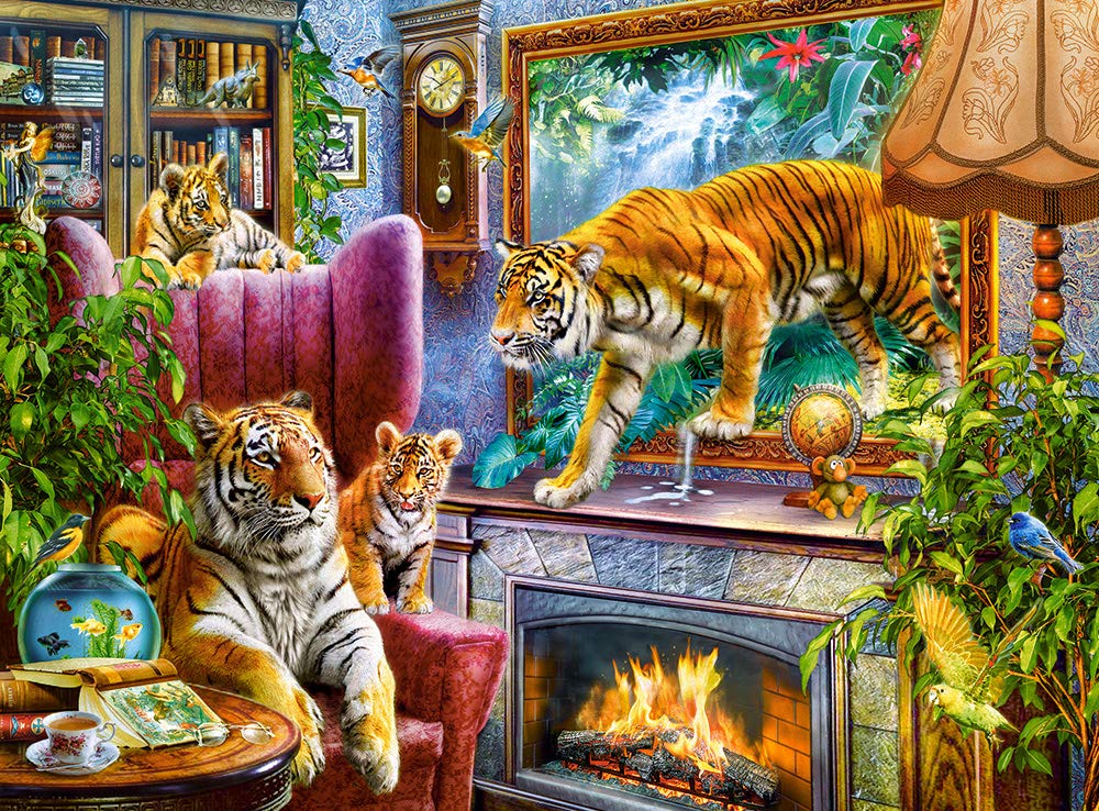 Castorland Puzzle 3000 Pieces, Tigers Comming to Life - С-300556