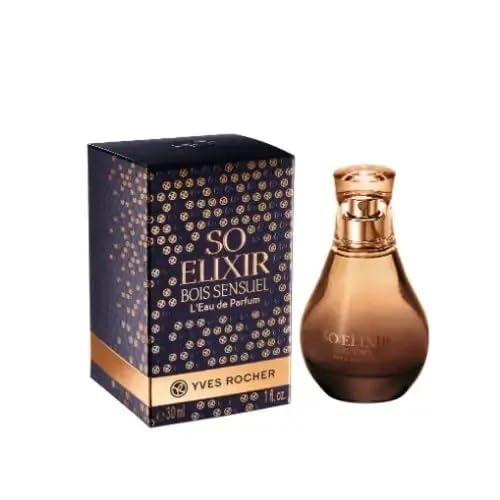 Yves Rocher So Elixir Bois Sensuel Eau de Parfum for Women Long Lasting Fragrance Perfume Gift - 30 ml./1 fl.oz.