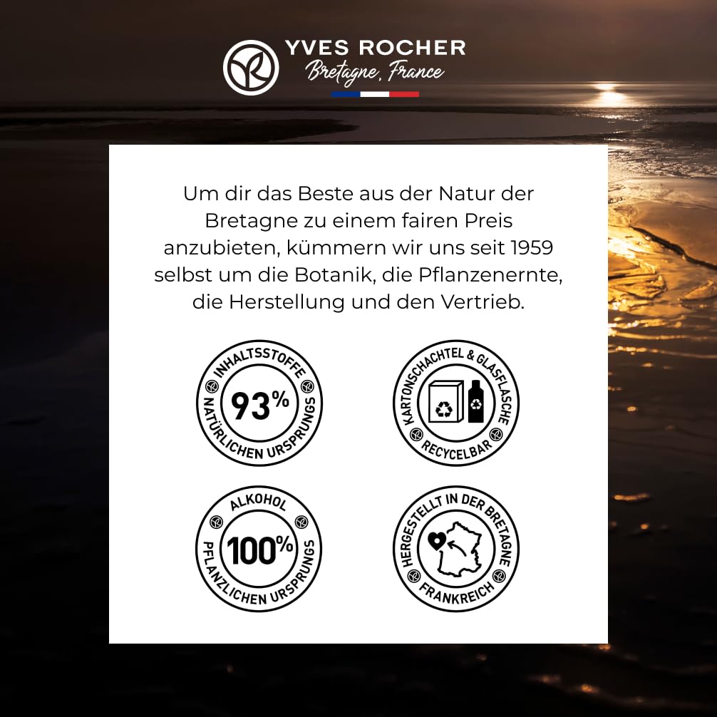 Yves Rocher Cuir de Nuit Eau de Parfum, Women’s Leathery Vanilla Scent with Sumptuous Cocoa, 1.01 fl. oz