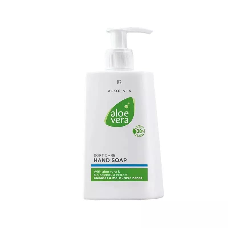 LR Health&Beauty Aloe Via Aloe Vera Soft Cream Hand Moisturizing Cleansing Soap 250 ml./8.4 fl.oz.