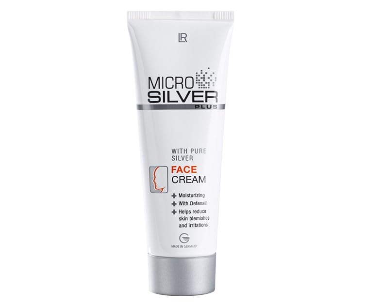LR Health&Beauty MICROSILVER PLUS Pure Silver Skin Care Cream Women Men 50 ml./1.7 fl.oz.