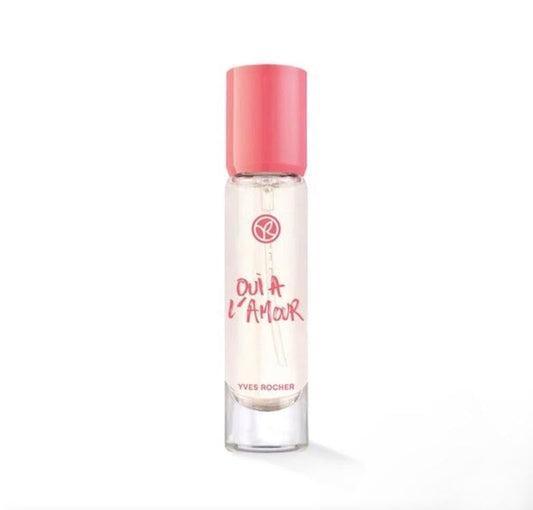 Yves Rocher Eau de Parfum for Women- Oui A L'Amour Travel size Women Long Lasting Fragrance - 15 ml./0.5.fl oz.