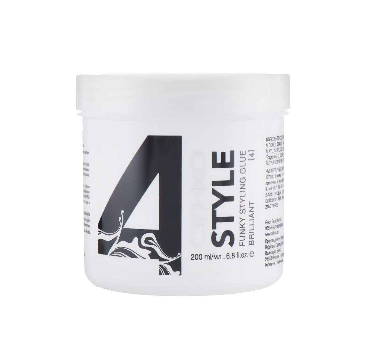 C:EHKO Funky Styling Glue Brilliant Strong 4, 200 ml./6.8 fl.oz.
