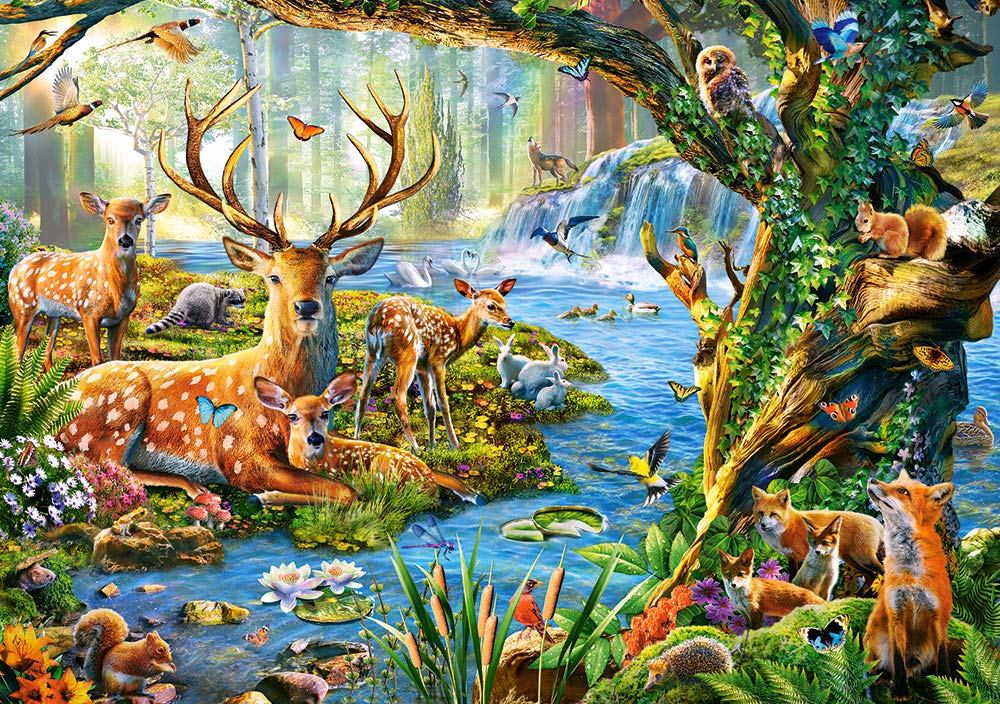 Castorland Puzzle 500 Pieces, Forest Life - В-52929