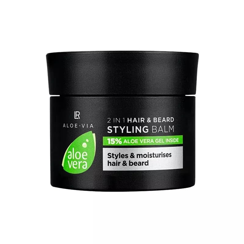 LR Health&Beauty Aloe Via Aloe Vera Men's Hair and Beard 2 in 1 Balm - 50 ml./1.7 fl.oz.