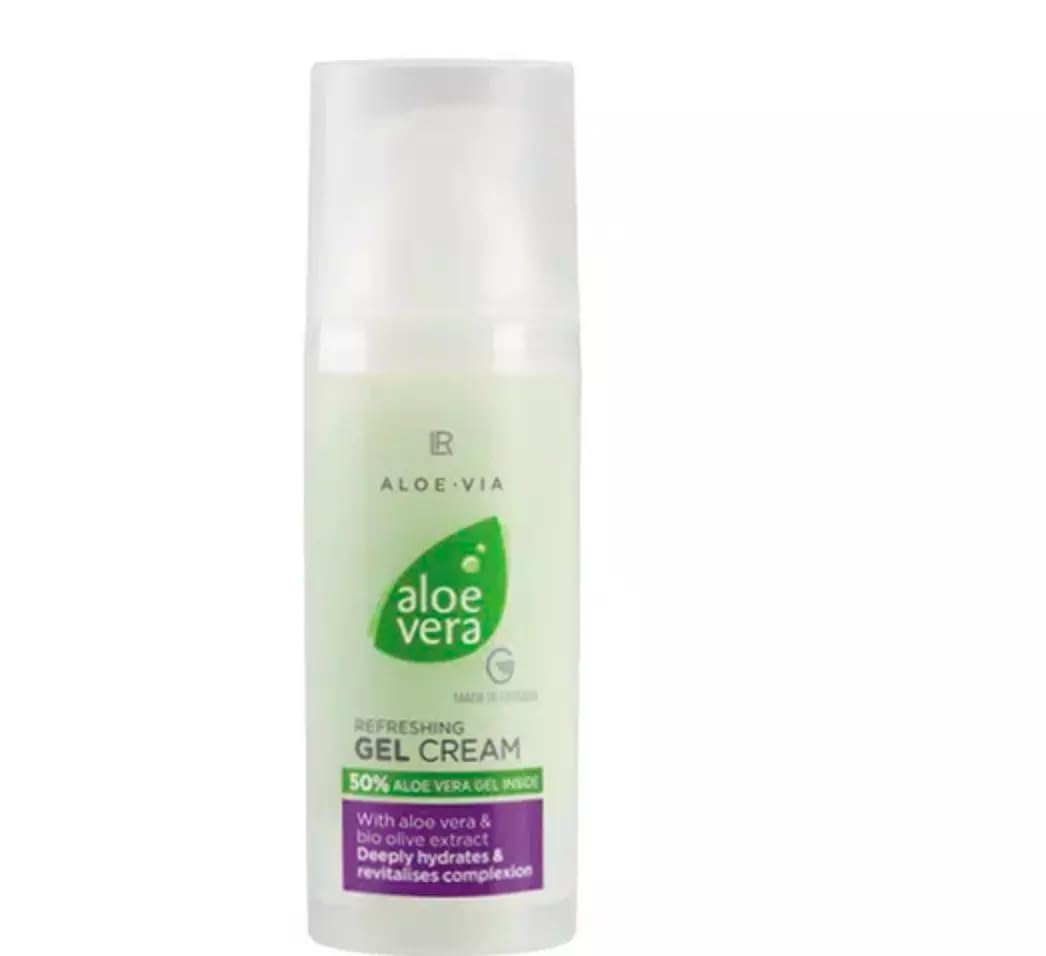 LR Health&Beauty Aloe-Via Aloe Vera Refreshing Gel Cream Moisturizes Skin 50 ml./1.7 fl.oz.