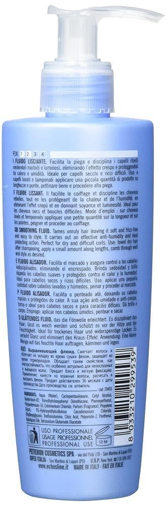 Echos Line E Styling Liss Styler Smoothing Fluid 225ml/7.6oz"Free Starry Sexy Kiss Lip Plumping 10 Ml"