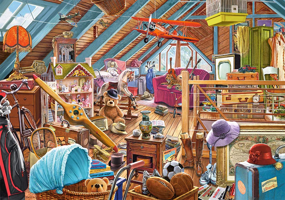 Castorland Puzzle 500 Pieces, The Cluttered Attic - В-53407