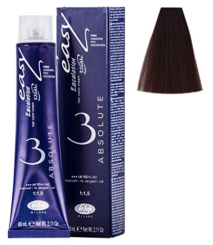 Lisap Easy Absolute 3 Hair Color Cream, 60 ml./2 fl.oz. (66/33 - Deep Golden Dark Blonde)