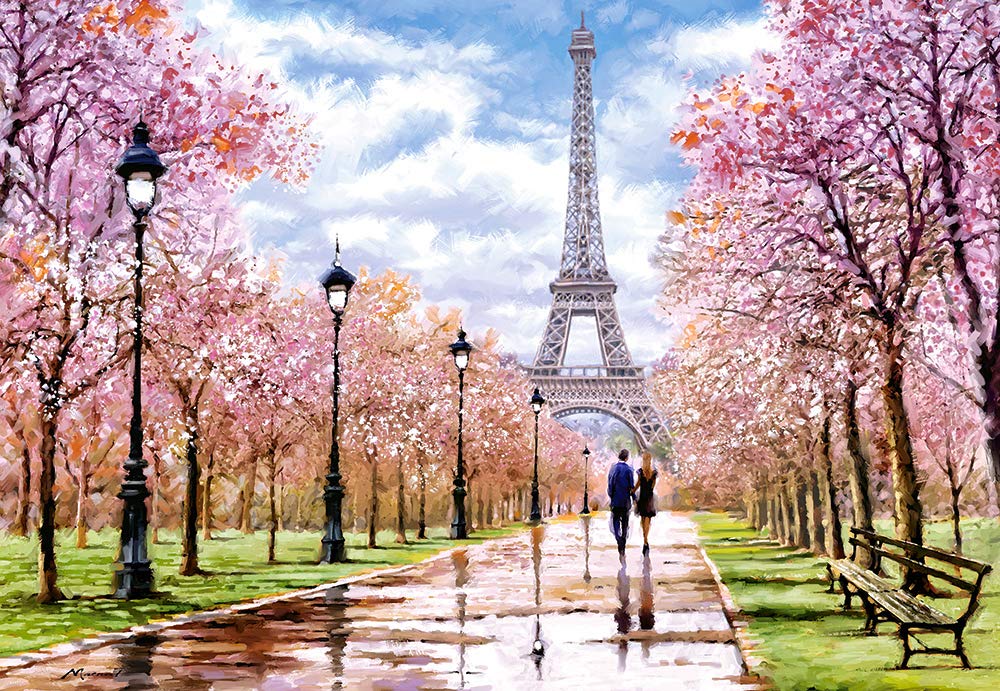 Castorland Puzzle 1000 Pieces, Romantic Walk in Paris - С-104369