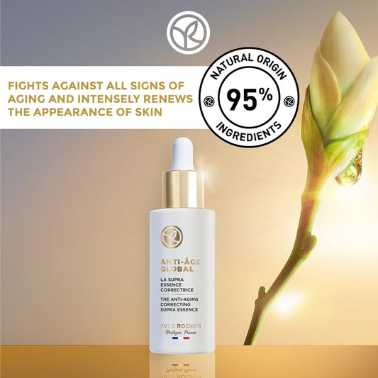 Yves Rocher Anti-Âge Global Anti-aging Correcting Supra Essence with precious Botanical Nectar, 50 ml bottle