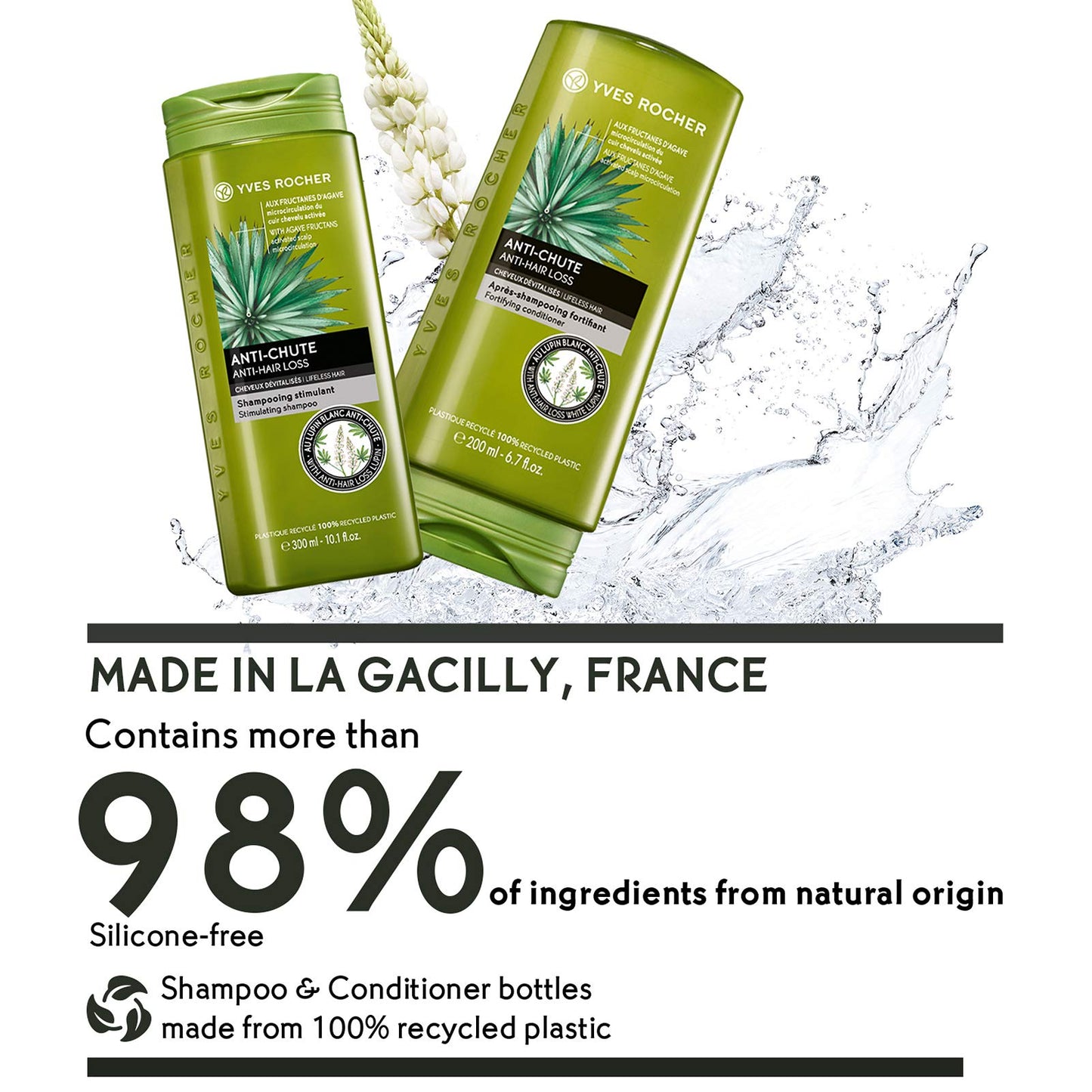 Yves Rocher Anti-Hair Loss Conditioner 200 ml / 6.7 fl oz