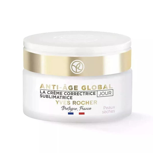 Yves Rocher Complete Anti-Age Global Day Care Face Cream Mature Skin Day Care Routine - 50 ml./1.7 fl.oz
