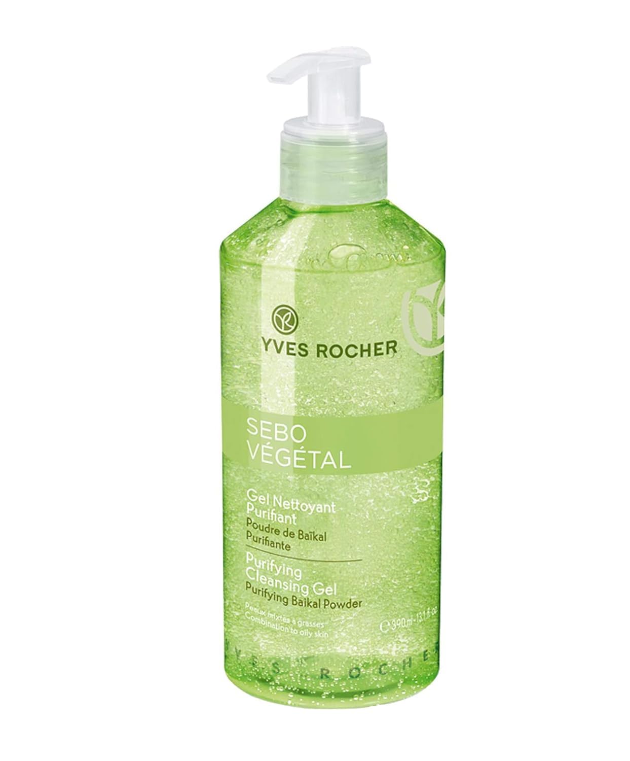 Yves Rocher Sebo Vegetal Purifying 2 in 1 Micellar Water Makeup All Skin Types 390 ml./13.1 fl.oz.
