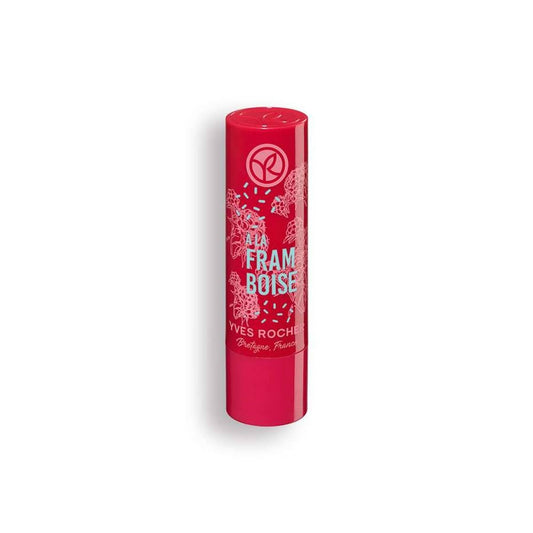 Yves Rocher Lip Balm Raspberry, 4.8g/0.17oz - Nourishing Lip Care, Hydrating Lip Balm, Berry Scent, Long-Lasting Moisture, Soft and Smooth Lips, Natural Ingredients, Rich Hydration