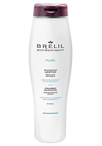 Brelil Bio Treatment Pure Calming Shampoo for sensitive scalp - Bach Flowers, Marigold (8.45 fl.oz.)
