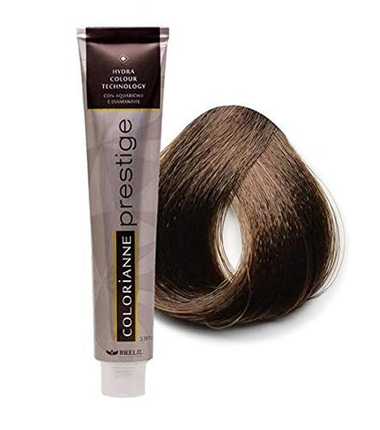 Brelil Colorianne Prestige Technologically Advanced Cream Dyeing Treatment Hydra Color Technology, Dark Blonde, 100 ml./3.38 fl.oz. (6/00)