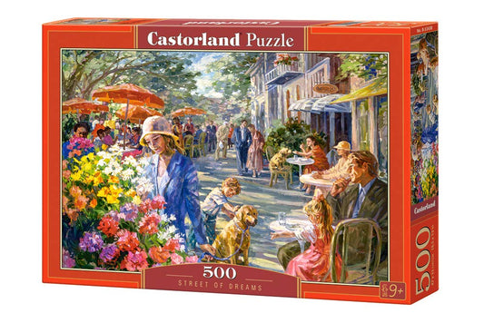Castorland Puzzle 500 Pieces, Street of Dreams - В-53438