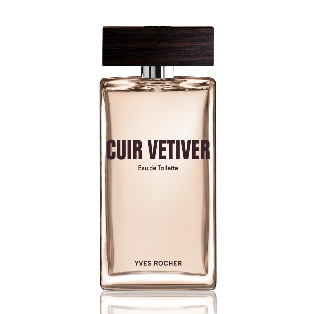 Yves Rocher Eau de Toilette for Men - Cuir Vetiver, 100 ml./3.3 fl.oz.