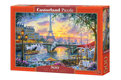 Castorland Puzzle 500 Pieces, Tea Time in Paris - В-53018