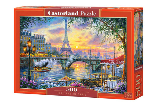 Castorland Puzzle 500 Pieces, Tea Time in Paris - В-53018