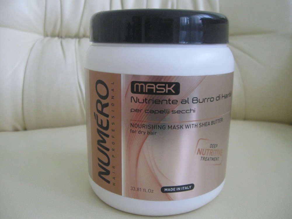 Brelil Numero Nourishing Mask With Shea Butter for dry Hair (33.81 fl.oz.)