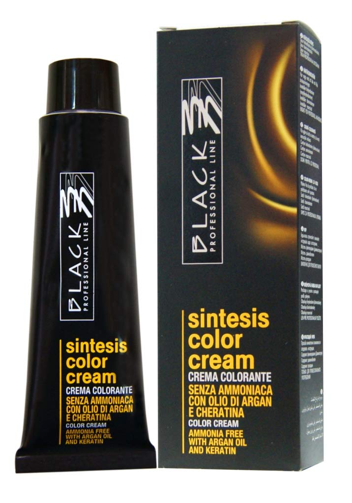 Black Professional Line Sintesis Color Creme Ammonia Free Colouring Cream, 100 ml./3.38 fl.oz. (8.03 - Honey)