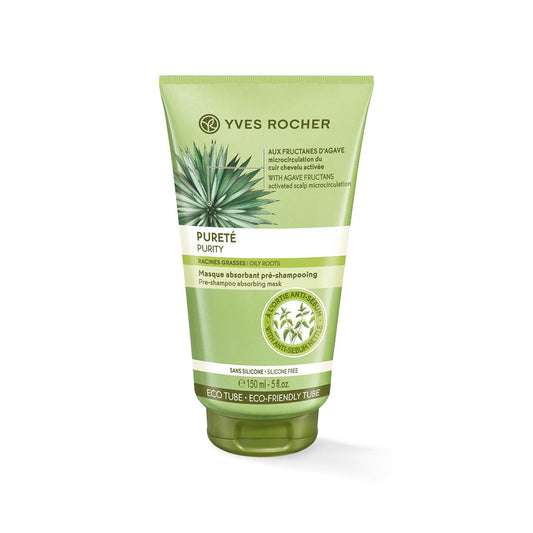 Yves Rocher Purity Absorbent Mask Pre-Shampoo Nettle Targets Oily Hair Women Men 200 ml./6.7 fl.oz.