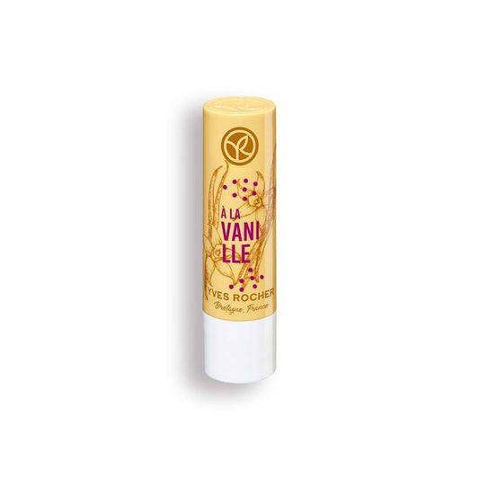 Yves Rocher Lip Balm Vanilla, 4.8g/0.17oz - Nourishing Lip Care, Hydrating Lip Balm, Vanilla Scent, Long-Lasting Moisture, Soft and Smooth Lips, Natural Ingredients, Rich Hydration