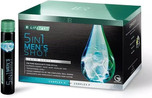 LR Health&Beauty Lifetakt Beauty Elixir 5 in 1 Men Skin Energy Health 30x25 ml