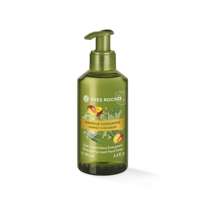 Yves Rocher Energizing Liquid Hand Wash Gel - Mango and Coriander, 190 ml./6.4 fl.oz.