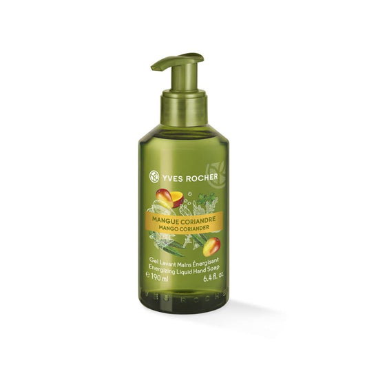 Yves Rocher Energizing Liquid Hand Wash Gel - Mango and Coriander, 190 ml./6.4 fl.oz.