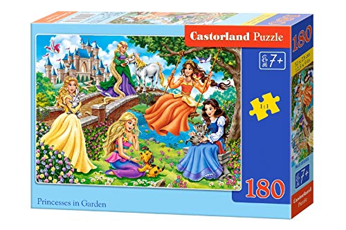 Castorland Puzzle 180 Pieces, Princesses in Garden - В-018383