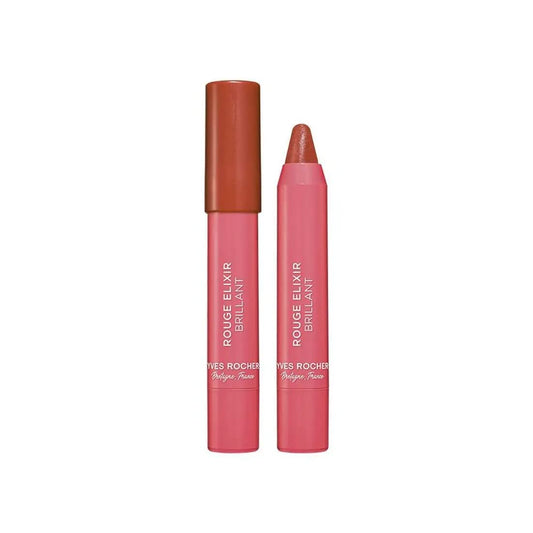 Yves Rocher Rouge Elixir Brillant Lipstick Pencil, 01. Sandy Beige, 2.2 g.