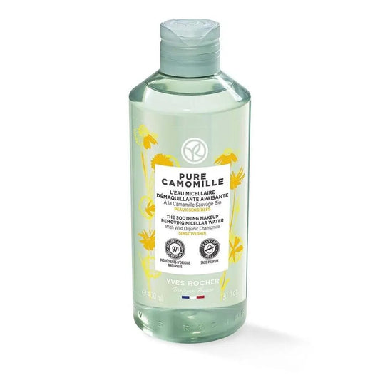Yves Rocher Pure Camomille Micellar Makeup Removing Water Moistirizing Sking Every Day Care - 400 ml. /13.1 fl.oz.