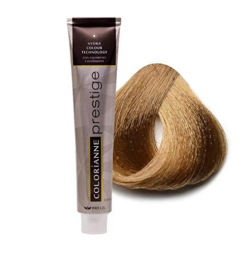 Brelil Colorianne Prestige Technologically Advanced Cream Dyeing Treatment Hydra Color Technology, Light Blonde, 100 ml./3.38 fl.oz. (8/00)