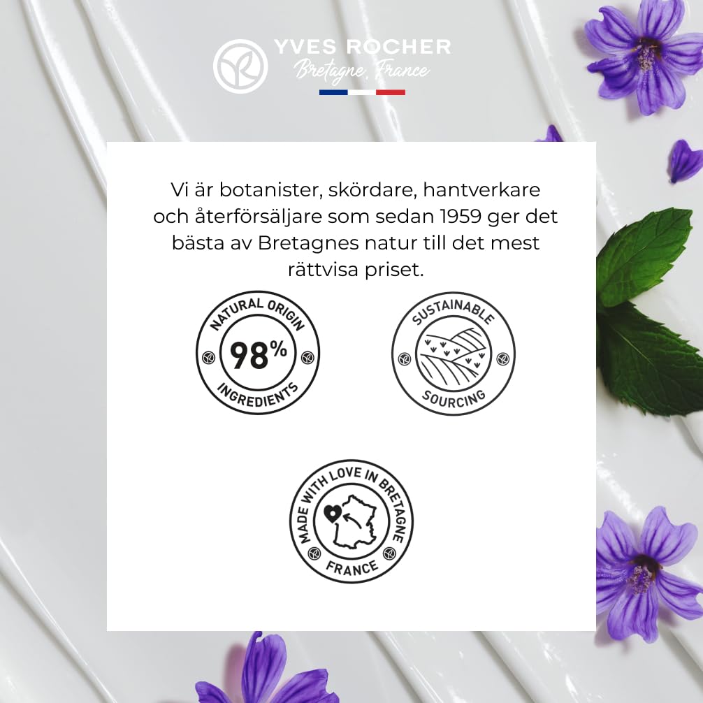 Yves Rocher Plant Care Feet Foot Cream Intensive Foot Care Cream Care Intensive Rebuilding and Provides the Feet with Long-Lasting Moisture