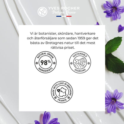 Yves Rocher Plant Care Feet Foot Cream Intensive Foot Care Cream Care Intensive Rebuilding and Provides the Feet with Long-Lasting Moisture